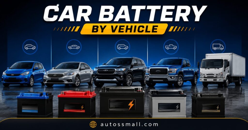 Car Battery by Vehicle